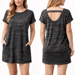 Striped Black and Gray T-Shirt